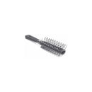 Brosse tunnel duo picot perlé. Anti-statique - Centaure - Coloris noir.