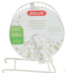 Roue exercice pour rongeur en métal - Ø 14cm - beige ZOLUX