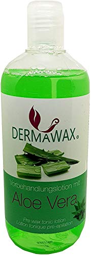 Dermawax- Lotion de prétraitement à l'Aloe Vera pour l'épilation Épilation à la cire